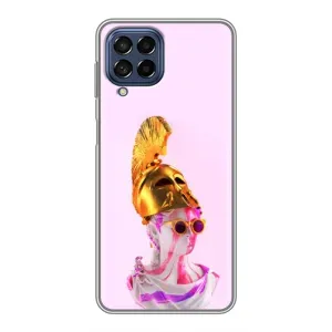 Чехол с Прикольным принтом на Samsung Galaxy M53 (5G) (M536B) (АРТ Статуя)