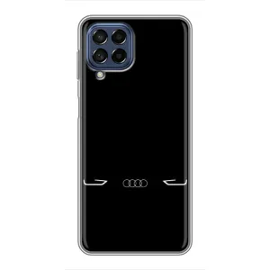 Силиконовый бампер с картинкой машины на Samsung Galaxy M53 (5G) (M536B) (Силует Audi)