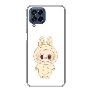 Чехол с принтом Лабубу для Samsung Galaxy M53 (5G) (M536B) (Бежевый Лабубу)