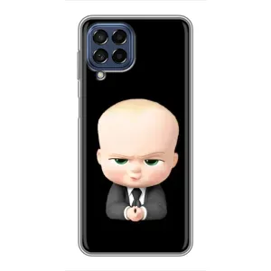 Мультяшный принт на Чехол для Самсунг Галакси М53 (5G) (Бос)