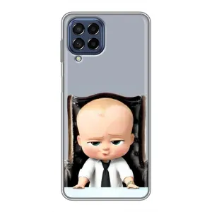 Мультяшный принт на Чехол для Самсунг Галакси М53 (5G) (BOSS)