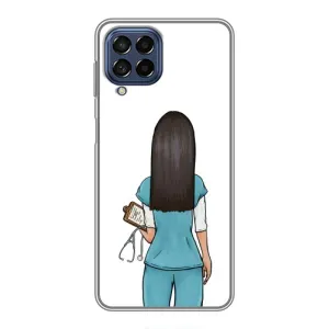 Силиконовый бампер (Работники) на Samsung Galaxy M53 (5G) (M536B) (Доктор)