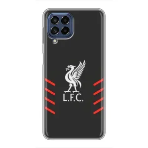 Силиконовые Чехлы принт Футбол на Samsung Galaxy M53 (5G) (M536B) (Эмблема Liverpool)