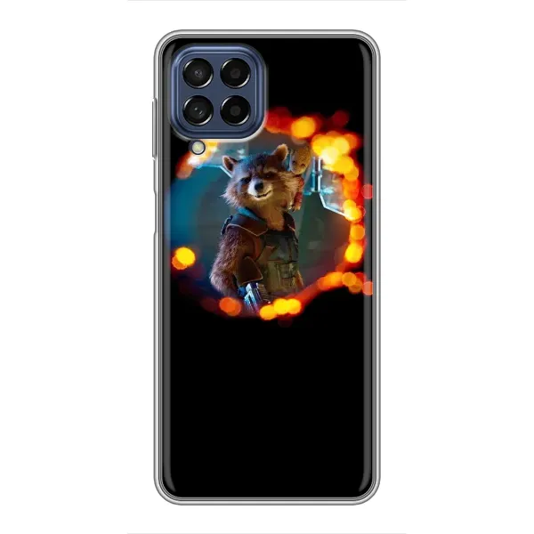 Чехол с рисунком «Енот Ракета» для Samsung Galaxy M53 (5G) (M536B) Чехол с рисунком «Енот Ракета» для Samsung Galaxy M53 (5G) (M536B)
