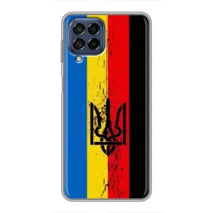 Чехлы УПА (Красно-Чёрный) на Samsung Galaxy M53 (5G) (M536B) (Флаг УПА)