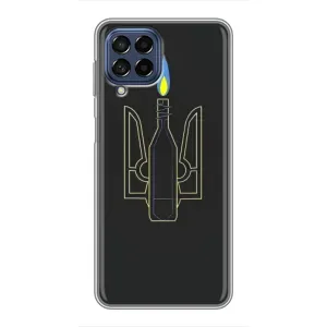 Чехол с картинкой (Патриотический ГЕРБ) на Samsung Galaxy M53 (5G) (M536B) (Герб - Молотова)