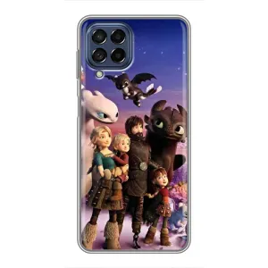 Чехол дракон Беззубик для Samsung Galaxy M53 (5G) (M536B) (Герои дракона)