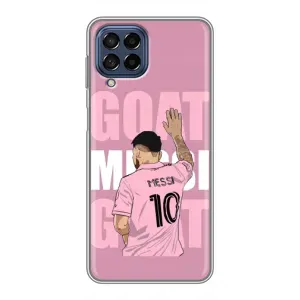 Чехлы Лео Месси в Майами на Samsung Galaxy M53 (5G) (M536B) (GOAT MESSI)