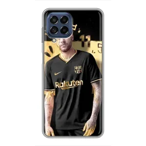 Силиконовый Чехол Samsung Galaxy M53 (5G) (M536B) (Gold Neymar)