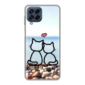 Силиконовые Чехлы Любимому человеку для Samsung Galaxy M53 (5G) (M536B) (Котейки)