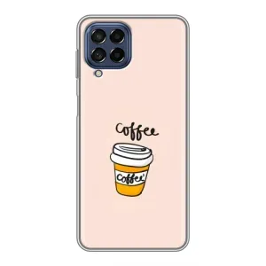 Чехол с изображением вкусной еды для Samsung Galaxy M53 (5G) (M536B) (Кружка кофе)