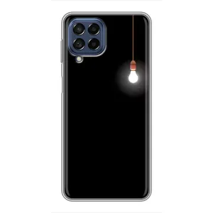 Чехол с картинками на черном фоне для Samsung Galaxy M53 (5G) (M536B) (Лампочка)