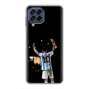 Чехлы Лео Месси Аргентина для Samsung Galaxy M53 (5G) (M536B) (Лео Чемпион)