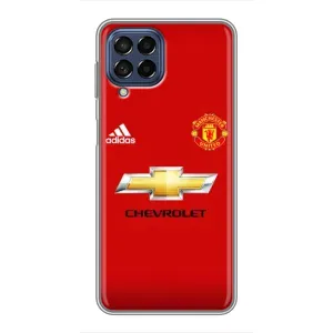 Силиконовые Чехлы принт Футбол на Samsung Galaxy M53 (5G) (M536B) (Man United)