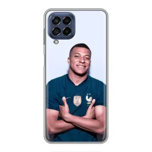 Чехол (TPU) с Футболистом на Samsung Galaxy M53 (5G) (M536B) (Мбаппешичка)