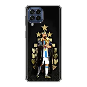 Чехлы Лео Месси Аргентина для Samsung Galaxy M53 (5G) (M536B) (Месси король)