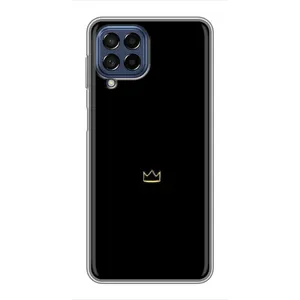 Чохол (Корона на чорному фоні) для Самсунг Галаксі М53 (5G) (Міні корона)