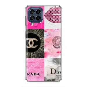 Чехол (Dior, Prada, YSL, Chanel) для Samsung Galaxy M53 (5G) (M536B) (Модница)