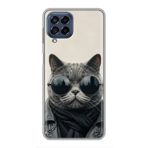Чехол на тематику: Коты для Samsung Galaxy M53 (5G) (M536B) (Модный кот)