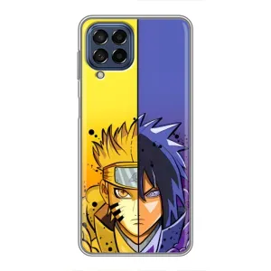 Купить Чехлы на телефон с принтом Anime для Samsung Galaxy M53 (5G) (M536B) (Naruto Vs Sasuke)