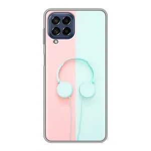 Девчачий Чехол для Samsung Galaxy M53 (5G) (M536B) (Наушники)