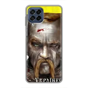 Чехол с картинкой (Патриотический КОЗАК) на Samsung Galaxy M53 (5G) (M536B) (Одноглазый Козак)