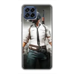 Силиконовый чехол с картинкой "Герой Pubg" на Samsung Galaxy M53 (5G) (M536B) (Пабг)