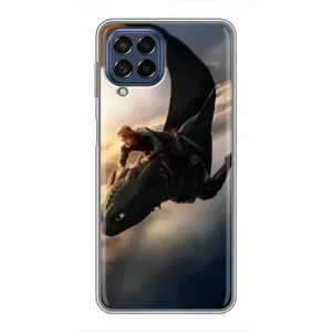 Чехол дракон Беззубик для Samsung Galaxy M53 (5G) (M536B) (Полет Беззубика)