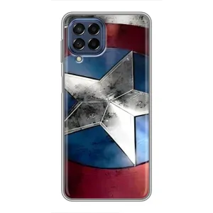 Чехол с Щитом Капитана Америки на Samsung Galaxy M53 (5G) (M536B) (Щит Капитана Америки)