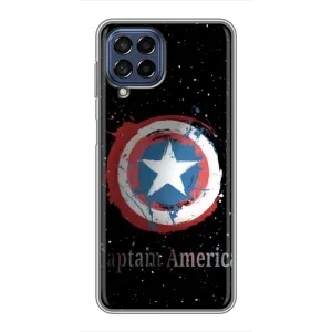 Чехол с Щитом Капитана Америки на Samsung Galaxy M53 (5G) (M536B) (Щит Капитана)