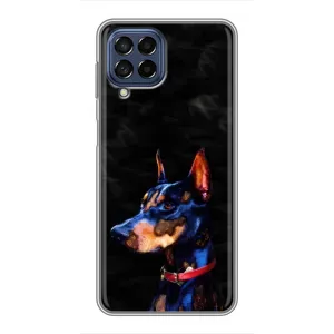 Бампер для Samsung Galaxy M53 (5G) (M536B) с картинкой "Песики" (Собака Мопс)