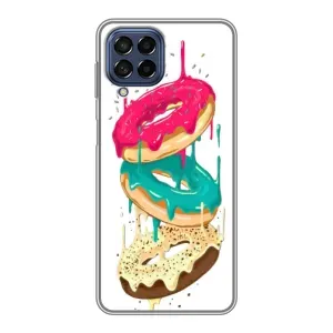 Чехол с изображением вкусной еды для Samsung Galaxy M53 (5G) (M536B) (Сочные пончики)