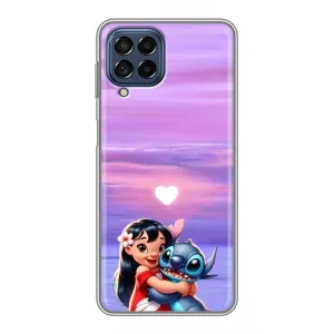 Чехол с рисунком Стич для Samsung Galaxy M53 (5G) (M536B) (Стич и Лило)