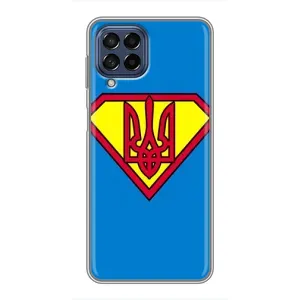 Чехол с картинкой (Патриотический ГЕРБ) на Samsung Galaxy M53 (5G) (M536B) (Super - Герб)