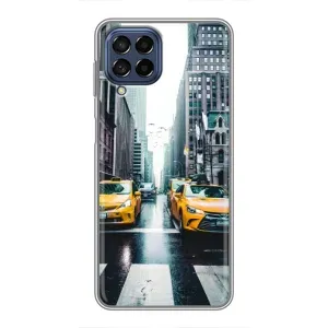 Силиконовый бампер (Работники) на Samsung Galaxy M53 (5G) (M536B) (Такси)