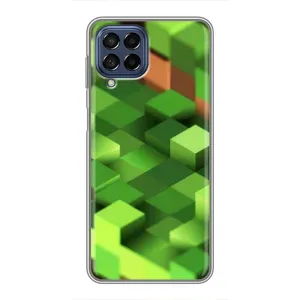 Чехлы для Samsung Galaxy M53 (5G) (M536B) (Персонажи Майн Крафт) (Текстура)
