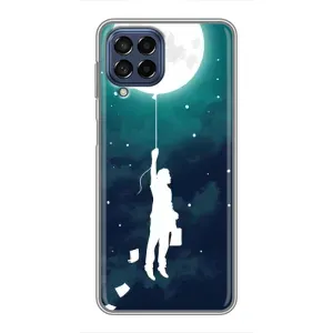 Чехол (ТПУ) с планетами на Samsung Galaxy M53 (5G) (M536B) (To The moon)