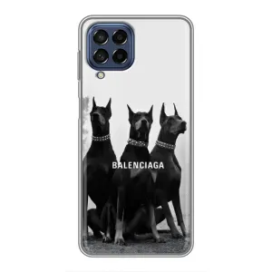 Чехол ДОБЕРМАН для Samsung Galaxy M53 (5G) (M536B) (Три добермана)