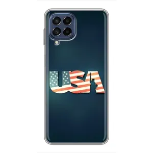 Чехол Флаг USA для Samsung Galaxy M53 (5G) (M536B) (USA)