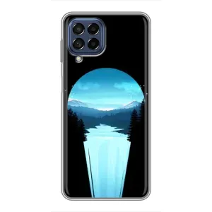 Летний Чехол на Samsung Galaxy M53 (5G) (M536B) (Синий Водопад)