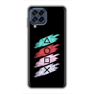 Чехол КИБЕРСПОРТ для Samsung Galaxy M53 (5G) (M536B) (Значки Sony)