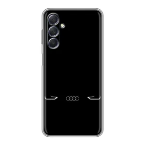 Силиконовый бампер с картинкой машины на Sansung Galaxy M54 (5G) (Силует Audi)