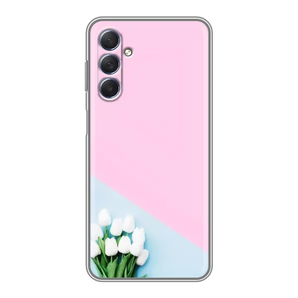 Чехол с рисунком «Белые тюльпаны» для Samsung Galaxy M54 (5G) Чехол с рисунком «Белые тюльпаны» для Samsung Galaxy M54 (5G)