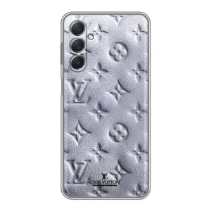 Текстурный Чехол Louis Vuitton для Самсунг М54 (Белый ЛВ)