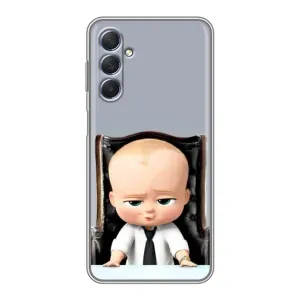 Мультяшный принт на Чехол для Самсунг М54 (BOSS)