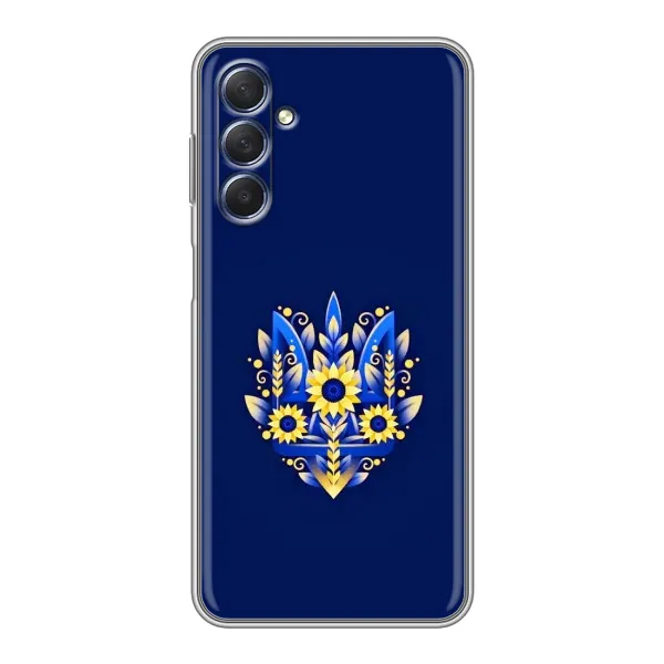Чехол с рисунком «Цветущий Герб» для Samsung Galaxy M54 (5G)