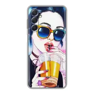 Чохол з картинкою Модні Дівчата Sansung Galaxy M54 (5G) (Дівчина з коктейлем)