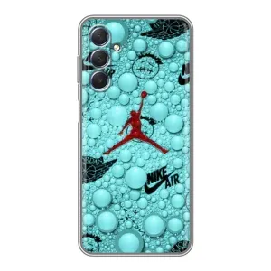 Силиконовый Чехол Nike Air Jordan на Самсунг М54 (Джордан Найк)