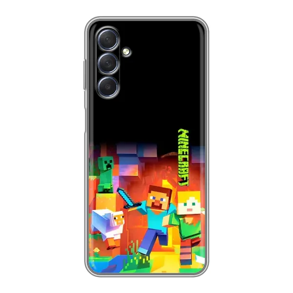 Чехол с рисунком «Герой Майнкрафт» для Samsung Galaxy M54 (5G) Чехол с рисунком «Герой Майнкрафт» для Samsung Galaxy M54 (5G)