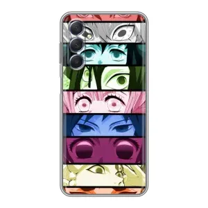 Силиконовые чехлы с глазами Anime для Самсунг М54 (Глаза Хашира)